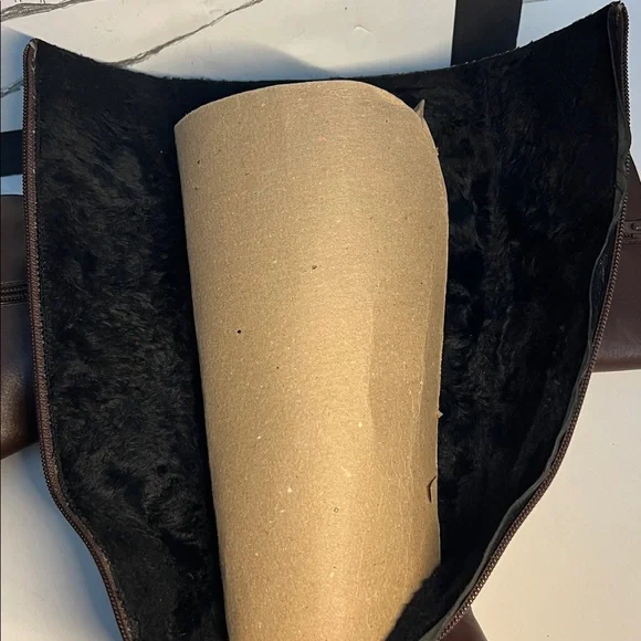 Casadei Brown Leather Knee- High Boots Women's Size:US  5.5 B - Picture 9 of 16